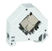 EFB Keystone Modulhalter 1-Port, für Hutschiene, Kunststoff