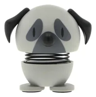 Hoptimist Aufsteller Mops XS - Produkttyp: Aufsteller - Motiv: Hund - Detailfarbe: Grau - Hellgrau - Detailmaterial: Acrylnitril-Butadien-Styrol (ABS) - Stahl - Grundmaterial: Kunststoff - Metall