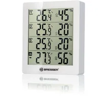 Bresser Optics 7000020GYE000 digital weather station White Battery