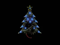 Whadda Bausatz Weinachtsbaum Blau LED, mit Ein/Aus Schalter - Bausatzart: Licht