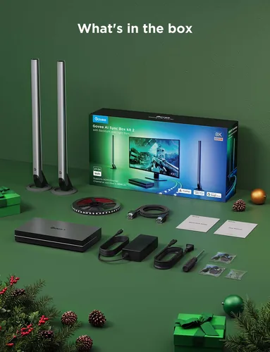 Govee AI Sync Box Kit 2 Set für intelligente Beleuchtung Wi-Fi/Bluetooth