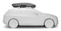 Thule Dachbox Motion 3 XL Grau - Anzahl Skier: 5 - Anzahl Snowboards: 3 - Detailfarbe: Grau - Volumen: 500 l - Belastbarkeit: 75 kg