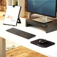 Fellowes Workplace Mausmatte Microban Schwarz - Tiefe: 192 mm - Breite: 226 mm - Detailfarbe: Schwarz - Form: Eckig - Höhe: 3 mm - Handgelenkauflage: Nein