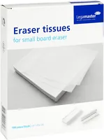 Legamaster eraser tissue for small whiteboard eraser 100pcs