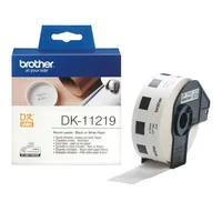 BROTHER P-Touch DK-11219 die-cut roand label 12x12mm 1200 labels