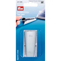 Prym Schrägbandformer 18 mm - Verpackungseinheit: 1 Stück - Detailfarbe: Silber - Produkttyp: Schrägbandformer