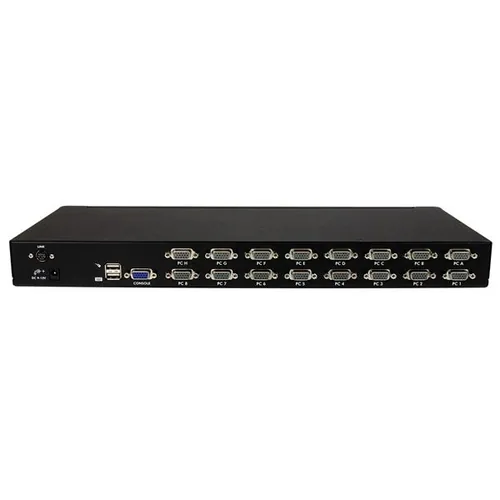 StarTech.com 16 Port 1HE USB VGA KVM Switch mit OSD zur Rack-Montage inkl. Kabeln