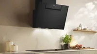 Neff D65IFN1S0 cooker hood Wall-mounted Black 687 m³/h