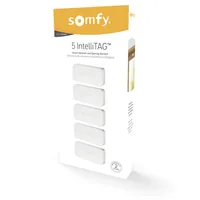 SOMFY Vibrations- und Öffnungsmelder IntelliTAG ONE+ Set, 5 Stück - Produkttyp: Sicherheit und Sensoren - System-Kompatibilität: Keine - Protokoll: Proprietär - Systemkommunikation: Wireless - Detailfarbe: Weiss