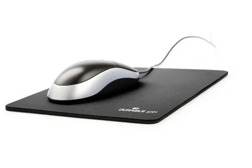 DURABLE Mausmatte Anthrazit - Tiefe: 220 mm - Breite: 260 mm - Detailfarbe: Anthrazit - Form: Eckig - Höhe: 6 mm - Handgelenkauflage: Nein