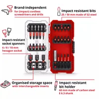 Einhell Bit-Set S-CASE Kassette 28tlg LS - Set: Ja - Bit-Typ: Sechskant - Grösse: Diverse