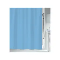 spirella Duschvorhang Primo 180 x 180 cm, Hellblau - Breite: 180 cm - Höhe: 180 cm - Detailfarbe: Hellblau - Produkttyp: Duschvorhang - Detailmaterial: Polyester (PES) - Grundmaterial: Polyester (PES)