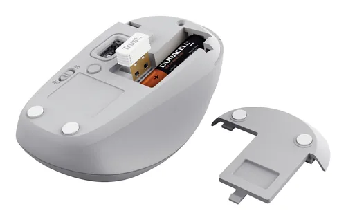 Trust Yvi+ Maus Universal Beidhändig RF Wireless + Bluetooth Optisch 1600 DPI