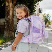 Beckmann Schulrucksack-Set Active Air Flx Unicorn Princess, 6-teilig - Altersempfehlung ab: 6 Jahren - Wasserabweisend: Ja - Detailfarbe: Violett - Gewicht: 1000 g - Volumen: 25 l - Motiv: Einhorn