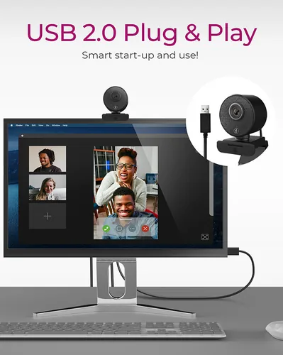 ICY BOX IB-CAM501-HD webcam 1920 x 1080 pixels USB 2.0 Black