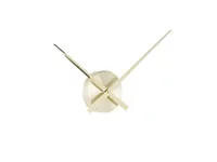 KARLSSON Wanduhr Little Big Time 44 cm, Gold - Uhrtyp: Analog - Betriebsart: Batteriebetrieb - Funksignal: Nein - Funktionen: Zeit - Form: Rund - Detailfarbe: Gold