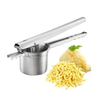 GEFU Kartoffelpresse Prenso Silber - Produkttyp: Kartoffelpresse - Material: Edelstahl - Detailfarbe: Silber - Anzahl Einsätze: 3 × - Spülmaschinenfest: Ja