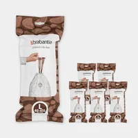 Brabantia Kehrichtsack PerfectFit L 40-45 l, 120 Stück - Parfümiert: Nein - Eigenschaften: Keine Eigenschaft - Verpackungseinheit: 120 Stück - Volumen: 45 l - Trageriemen: Ja - Material: Kunststoff