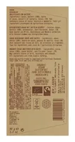BioeCacao Dattelschokolade 72% 90 g - Produkttyp: Dunkel - Nährwertangabe pro: 100 g - Energiegehalt (in kj): 2354 KJ - Energiegehalt (in kcal): 568 Kcal - Fett: 43 g - Davon gesättigte Fettsäuren: 26 g