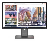 68,6cm/27"" (2560x1440) Lenovo ThinkVision P27QD-40 16:9 WQHD IPS 4ms 120Hz HDMI DisplayPort USB-C USB LAN VESA KVM