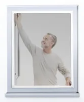 Windhager Teleskopfenster Stretch 80 x 90 cm, Weiss - Produkttyp: Fliegengitter Fenster - Breite: 61 cm - UV Schutz: Nein - Für Schädling: Fluginsekten - Länge: 4.4 cm