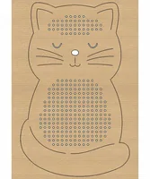 URSUS Stickset Kreuzstich Tiere 14.5 x 20 cm, 24 Stück - Detailfarbe: Braun - Produktart: Stickkarton