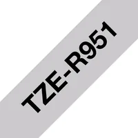 Brother TZE-R951 label-making tape Black on silver