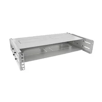 InLine 19102D Rack 2U Wandmontiertes Regal Grau