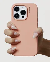 Nudient Back Cover Base Case iPhone 15 Plus Peach Orange - Grundfarbe: Orange - Fallsicher: Keine Angaben - Kompatible Hersteller: Apple - Detailfarbe: Orange - Mobiltelefon Kompatibilität: iPhone 15 Plus - Material: Kunststoff - Silikon
