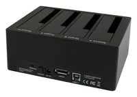 LC-Power Dockingstation USB 3.0eSATA 4-Bay 2,53,5HDDSSD