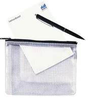 Rexel Etui Carry Mesh Bags A6 - Breite: 17 cm - Höhe: 0.7 cm - Tiefe: 13 cm - Gefüllt: Nein - Etui-Art: Etui - Material: PVC