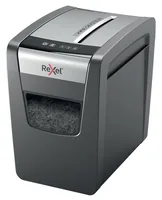 Rexel Aktenvernichter Momentum Slim X312 P-3, 12 Seiten - Vernichtbare Aktentypen: Papier - Büroklammern - Schnittart: Partikelschnitt - Sicherheitsstufe: 3 - Schnittausgabe: 5 x 42 mm - Blattkapazität: 12 Seiten - Zufuhrautomatik: Nein