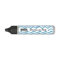 Kreul Effektfarbe Pen Liner Metallic Silber, 29 ml - Art: Bastelfarbe - Detailfarbe: Silber - Metall - Set: Nein - Verpackungseinheit: 1 Stück