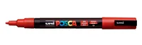 UNI-BALL Posca Marker 0,9-1,3mm PC-3M RED rot, Rundspitze