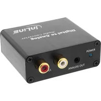 InLine Audio DA-Wandler - Toslink &amp; Cinch Eingang zu Cinch Stereo Ausgang - USB