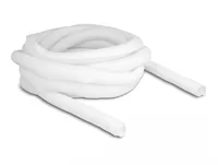 Delock Geflechtschlauch Selbstschliessend 5 m x 25 mm Weiss - Detailfarbe: Weiss - Breite: 25 mm - Länge: 5 m - Produkttyp: Kabelschlauch - Ausstattung Kabelmanagement: Zuschneidbar - Wiederverwendbar - Verpackungseinheit: 1 Stück