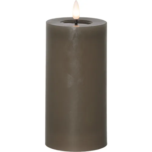 Star Trading LED-Kerze Flamme Flow, Braun - Betriebsart: Batteriebetrieb - Fernbedienung: Nein - Aussenanwendung: Nein - Höhe: 17.5 cm - Timerfunktion: Ja - Set: Nein