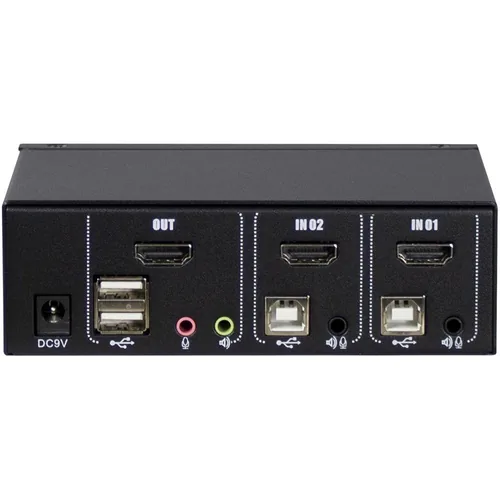 Inter-Tech AS-21HA HDMI KVM switch Black