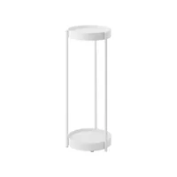 Yamazaki Pflanzenständer Tower 25 x 26.5 x 70 cm Weiss - Detailfarbe: Weiss - Detailmaterial: Metall - Grundmaterial: Metall