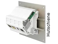 Delock Hutschienenhalter Keystone 180° gedreht - Typ: Halterung - Detailfarbe: Grau