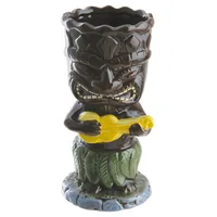 Paderno Cocktailbecher Tiki 340 ml, 1 Stück, Braun/Dunkelbraun - Material: Keramik - Höhe: 5 cm - 16.5 cm - Volumen: 340 ml - Glas Typ: Cocktailbecher - Verpackungseinheit: 1 Stück - Detailfarbe: Dunkelbraun - Braun