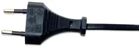 MANHATTAN Stromkabel Euro 8 1.8m schwarz