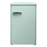 SPC Kühlschrank KS2777-4 Grün, Rechts - Energieeffizienzklasse: C - Bauart: Freistehend - Einbaunormen: CH 55 - Nutzinhalt Kühlen: 95 l - Nutzinhalt Gefrieren: 13 l - Breite: 55 cm