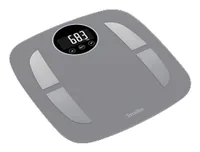 Terraillon Power Fit Grau - Displaytyp: Digital - LCD - Personenwaage Funktionen: Fettanteil - Gewicht - Kalorien - Knochenmasse - Körperwasser - Muskelmasse - App kompatibel: Nein - Farbe: Grau - Produkttyp: Analysewaage