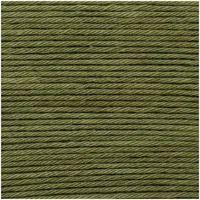 Rico Design Wolle Creative Ricorumi DK 25 g, Oliv - Packungsgrösse: 1 Stück - Länge: 57.5 m - Material: Baumwolle - Detailfarbe: Olivgrün - Waschbar bei: 30 °C - Nadelstärke: 3 mm - 4 mm