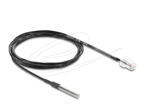 Delock Temperaturfühler-Kabel mit RJ45 Stecker DS18B20 1 m