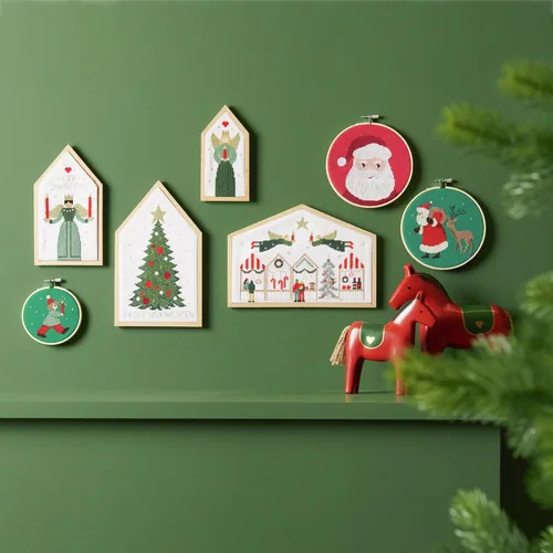Rico Design Bastelset Stickpackung 15 cm - Produkttyp: Bastelsets - Detailfarbe: Mehrfarbig