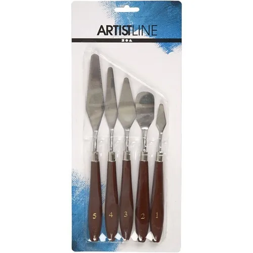 Creativ Company Malmesser Spachtelset 5 Stück - Art: Malmesser - Anwendungsbereich: Malen - Set: Ja
