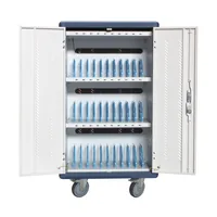 Techly I-CABINET-30DUTY portable device management cart/cabinet White, Blue
