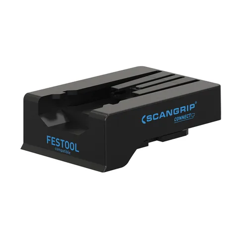 Scangrip Connector Festool - Akkutyp: Kein Akku - Akkusystem: Keine - Zubehörtyp: Akku-Adapter - Akkukapazität: 0 Ah - Spannung: 0 V - Kapazität Wattstunden: 0 Wh